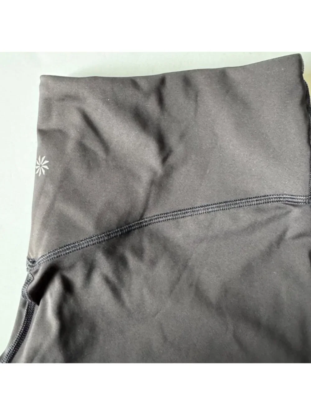 Athleta Womens Elation Train 7/8 Tights 981878 Black Sz L High-Waisted Stretch - Picture 12 of 16